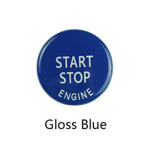 Load image into Gallery viewer, Engine START STOP Sports Engine Start Stop Button Cover Keyless Go Ignition Sticker Start Stop Engine Button Switch Cover Button Accessories Key Decor for Car Replace Cover
