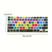 Load image into Gallery viewer, English Adobe Photoshop Shortcut Keys Keyboard Protector Keyboard Covers Perfect Fit Silicone Skin Keyboard Covers For Laptops
