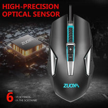 Load image into Gallery viewer, Ergonomic Design Wired RGB Professional Gaming Mouse Optical Gamer Mice Adjustable DPI Mouse With Backlight For Computer
