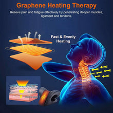 Load image into Gallery viewer, Ergonomic Heated Neck Stretcher Cervical Traction Therapy Pillow with Graphene Heating Pad

