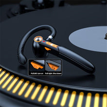 Load image into Gallery viewer, Ergonomic Single Lightweight Bluetooth Earphones Handsfree Wireless Headphones Business Driving Headset Outdoor Sports Volume Control Earphone Fingerprint Design Over Ear Earphone
