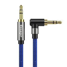 Load image into Gallery viewer, 90Degree 3.5mm Right Angle AUX Audio Cable Jack For Headphone Extension Wire
