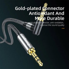 Load image into Gallery viewer, 90Degree 3.5mm Right Angle AUX Audio Cable Jack For Headphone Extension Wire
