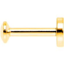 Load image into Gallery viewer, 1/4 Gold IP 4mm Circle Internal Thread Daith Cartilage Tragus
