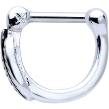 Load image into Gallery viewer, 16G 5/16 Leafy Fall Hinged Cartilage Clicker
