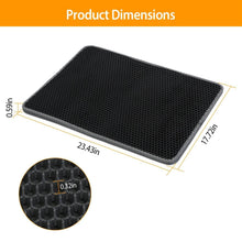 Load image into Gallery viewer, EVA Honeycomb Double Layer Cat Litter Mat
