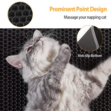 Load image into Gallery viewer, EVA Honeycomb Double Layer Cat Litter Mat
