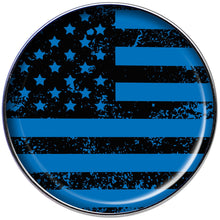 Load image into Gallery viewer, 16G 1/4 Blue American Flag Tragus Cartilage Earring
