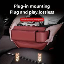 Load image into Gallery viewer, Expandable Car Seat Gap Organizer with Cup &amp; Phone Holder
