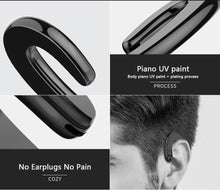 Load image into Gallery viewer, Exquisite Headphone Bluetooth Headset Single Noise Cancelling Ambient Sound Earphone Wireless Bluetooth Earbuds Office Over Ear Headphones Handsfree Business Bone Conduction Earphones Comfortable Secure Fit Headphones With Mic
