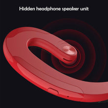Load image into Gallery viewer, Exquisite Headphone Bluetooth Headset Single Noise Cancelling Ambient Sound Earphone Wireless Bluetooth Earbuds Office Over Ear Headphones Handsfree Business Bone Conduction Earphones Comfortable Secure Fit Headphones With Mic
