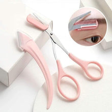 Load image into Gallery viewer, Eyebrow Trimmer Scissors with Comb
