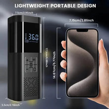 Load image into Gallery viewer, Portable Electric Tire Inflator – 150PSI Air Compressor with Digital Gauge &amp; LED Light
