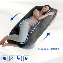 Load image into Gallery viewer, U-Shaped Maternity Pillow – Full Body Support
