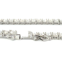 Load image into Gallery viewer, 45.00ct Moissanite Tennis Necklace Sterling Silver
