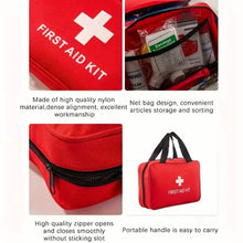 Load image into Gallery viewer, Portable First Aid Kit for Camping, Hiking &amp; Outdoor Activities
