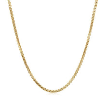 Load image into Gallery viewer, 14k Yellow Gold Solid Round Box Chain 1.6 mm
