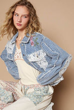 Load image into Gallery viewer, Elegant Delicate Crochet Patch Embroidered Button Up Jacket Bohemian Charming Classic Elegant Jacket
