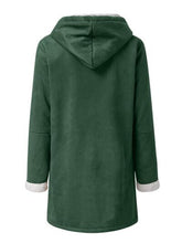 Load image into Gallery viewer, Full Size Pocketed Long Sleeve Hooded Toggle Jacket – Stylish &amp; Functional Outerwear for Women
