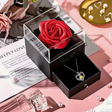 Load image into Gallery viewer, Permanent Rose Gift Box, Love Rose Multi Pendant Necklace, Women's Simple and Exquisite Jewelry, Gift for Mother, Lover, Best Friend, New Year's Gift, Mother's Day Gift, Birthday Gift, Party, Thanksgiving Gift, Allergen resis
