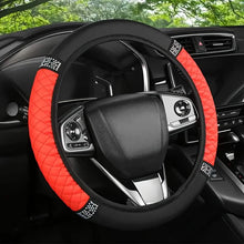 Load image into Gallery viewer, Bling Soft Faux Leather Car Steering Wheel Cover Non-Slip Heat And Cold Protector
