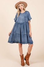 Load image into Gallery viewer, Oversized Mini Dress Relaxed Fit Boho Design Comfortable And Breathable Women Dress
