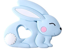 Load image into Gallery viewer, Baby Teether Silicone Rabbit Food Grade Bunny Teether Nursing Teething  Accessories Silicone Animal Teether For Kids and Baby
