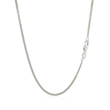 Load image into Gallery viewer, 10k White Gold Gourmette Chain 1.5mm
