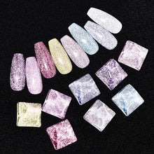 Load image into Gallery viewer, Fashion 2022 Reflective Glitter Gel Nail Polish 8 Colors Sparkling Auroras Permanent UV Diamond Gel Nail Polish Gel For Girls and Womens
