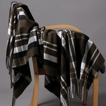 Load image into Gallery viewer, Fashion Autumn Winter Warm High Quality Long Soft Cashmere Hijabs Scarves Dot Pattern Tassels Elegant Thicken Wrap Shawl Ladies Lightweight Escharpe Soft Wool Cashmere Muffler For Women
