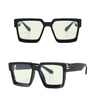 Load image into Gallery viewer, Fashion Black Design Stylish Sunglasses For Men &amp; Women Square Shape Driving Eyewear Classic Luxury Style Sun Glasses For Men Women Anti Blue Light Sun Glasses For Summer
