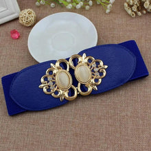 Load image into Gallery viewer, Fashion Black Elastic Waistband One-Piece Dress Women Decorative Belt Elegant Women's Style Party Dress Belts
