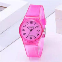 Load image into Gallery viewer, Fashion Casual Environmental Friendly Silicone Childrens Quartz Fashion Watches Retro Classic Analog Time Teacher Young Girls Teen Wrist Watch With Colorful Silicone Band For Valentine’s Day
