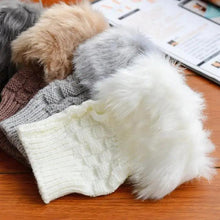 Load image into Gallery viewer, Fashion Fingerless Warm Wool Knitted Classic Fur Half One Size Finger Gloves For Women Cute Soft And Comfortable Trendy Fashion Stretchy Gloves For Women
