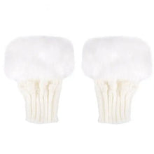 Load image into Gallery viewer, Fashion Fingerless Warm Wool Knitted Classic Fur Half One Size Finger Gloves For Women Cute Soft And Comfortable Trendy Fashion Stretchy Gloves For Women

