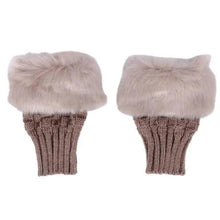 Load image into Gallery viewer, Fashion Fingerless Warm Wool Knitted Classic Fur Half One Size Finger Gloves For Women Cute Soft And Comfortable Trendy Fashion Stretchy Gloves For Women
