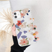 Load image into Gallery viewer, Fashion Flower Phone Case For Iphone 7 8 Plus  Iphone Xr X Xs Silicone Ultra Thin Shockproof Mobile Phone Case With Fashion Pattern Cover Stylish Beautiful Flower Pattern Colored iphone Case
