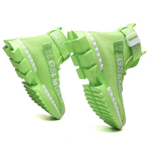 Load image into Gallery viewer, Fashion Flying Woven Sock Mens High Top Sneakers Men Non-slip Shoes Casual Shoes Running Modern Shoes Non Slip Athletic Tennis Walking Type Sneakers Hip Hop Style
