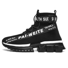 Load image into Gallery viewer, Fashion Flying Woven Sock Mens High Top Sneakers Men Non-slip Shoes Casual Shoes Running Modern Shoes Non Slip Athletic Tennis Walking Type Sneakers Hip Hop Style
