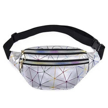 Load image into Gallery viewer, Fashion Holographic Women Waist Bags Modern Fanny Pack Adjustable Belt Bag Excellent Design Waist Packs Chest Phone Pouch
