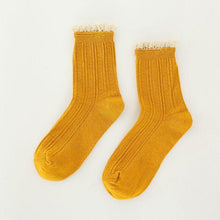 Load image into Gallery viewer, Fashion Lace Ruffled Soft Cotton Female Sock Spring And Summer Cute Socks Sweet Princess Girls Comfortable Breathable Cute Socks For Women
