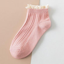 Load image into Gallery viewer, Fashion Lace Ruffled Soft Cotton Female Sock Spring And Summer Cute Socks Sweet Princess Girls Comfortable Breathable Cute Socks For Women
