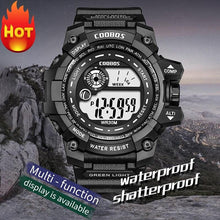 Load image into Gallery viewer, Fashion Luminous Children Watches For Boys Waterproof Electronic Silicone Strap Watch Fashion Sport Led Digital Wrist Watch Kids Sports Watch Waterproof Boys Multi-Function Digital Wristwatch
