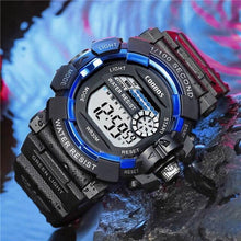 Load image into Gallery viewer, Fashion Luminous Children Watches For Boys Waterproof Electronic Silicone Strap Watch Fashion Sport Led Digital Wrist Watch Kids Sports Watch Waterproof Boys Multi-Function Digital Wristwatch
