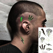 Load image into Gallery viewer, Fashion Luminous Sticker Tattoos Waterproof Temporary Different Luxury Tattoos For Womens Mens Kids
