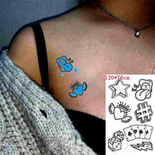 Load image into Gallery viewer, Fashion Luminous Sticker Tattoos Waterproof Temporary Different Luxury Tattoos For Womens Mens Kids
