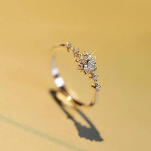Load image into Gallery viewer, Fashion Luxury 925 Sterling Silver Snowflake Ring  - 2021 Trending Fashion Jewelry for women Wedding Band Ring Promise Love Engagement Rings
