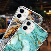 Load image into Gallery viewer, Fashion Marble Pattern Phone Case For iPhone 13 12 11 Pro Max 7 8 6 6S Plus X XR XS Max 12Mini 5 5S SE Cute Soft TPU Cover Full Body Protection with Raised Bezel
