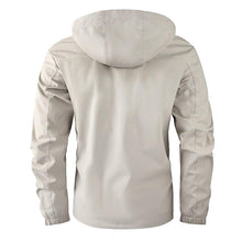 Load image into Gallery viewer, Fashion Men Casual Windbreaker Jacket Hooded Jacket Man Waterproof Outdoor Soft Men's Waterproof Windproof Jackets Breathable Snow Jacket With Hood Modern Winter Clothing Warm Thick Jacket For Outdoor
