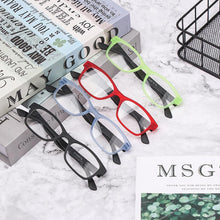 Load image into Gallery viewer, Fashion Men Women Reading Glasses Rectangle Spring Anti Glare Lightweight Reading Eyeglasses No Screw Detachable Design Eyeglasses Hyperopia Presbyopia Vision Care Eyewear
